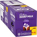 Cadbury Dairy Milk Buttons Chocolate Bag Case of 10x95g