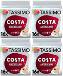 Tassimo Costa Americano Coffee Pods Pack of 16