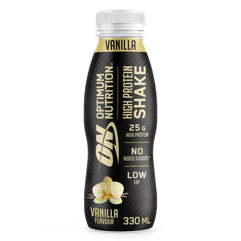 Optimum Nutrition Vanilla Flavour Pack of 12x330ml