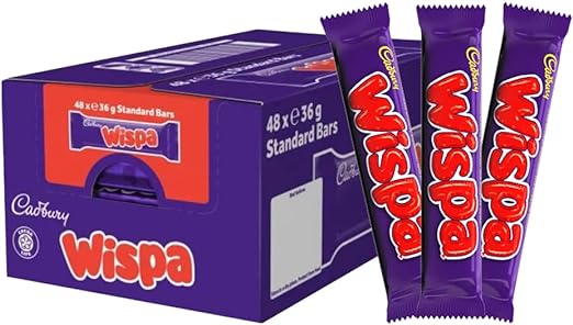 Cadbury Wispa Chocolate Bar (48x36g)