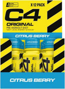 C4 Original Citrus Berry Pre-Workout Shot Bottle Pack of 12 x 60ml