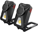 Infinity X1 LED Rechargeable Worklight with Bluetooth Speaker 2 Pack