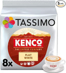 Tassimo Kenco Flat White Coffee Pods Pack of 5 X 8'S