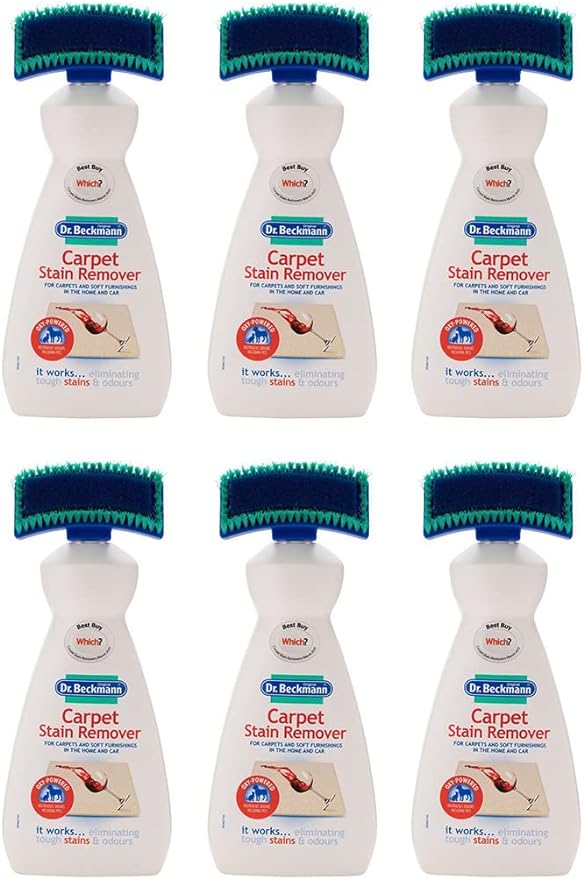 Dr. Beckmann Carpet Stain Remover Includes  brush (Pack Of 6x 650 ml)