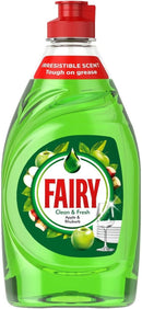 Fairy Apple Washing Up Liquid Clean & Fresh Pack of 10 x 320 ml