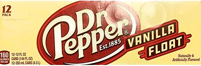 Dr pepper vanilla float - 12x355ml