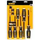 DeWalt Fullfit Tip Screwdriver Set 6 Piece Grip Hex Blade Mixed Tool DWHT62056-0