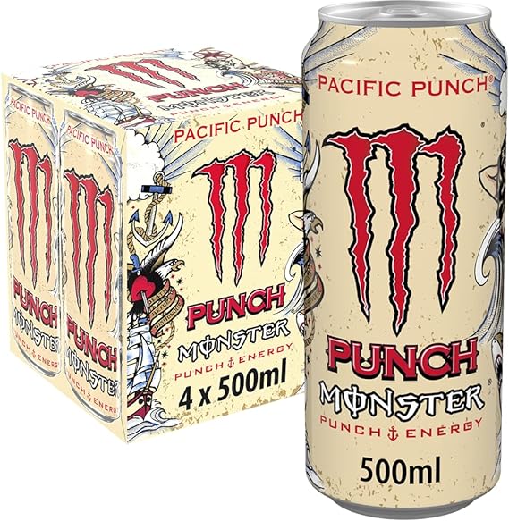 Monster Pacific Punch Energy Drink 500ml Pack