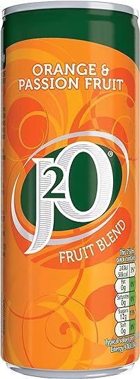 J2O Orange and Passionfruit Still Juice Drink 24 X 250ML