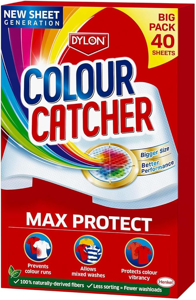 Dylon Colour Catcher Complete Action Laundry 40 Sheets X 8 Pack