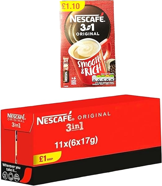Nescafe 3 in 1-11 boxes Original (6x17g)