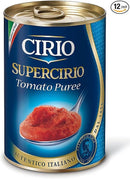 Cirio tomato puree tin 12x400g