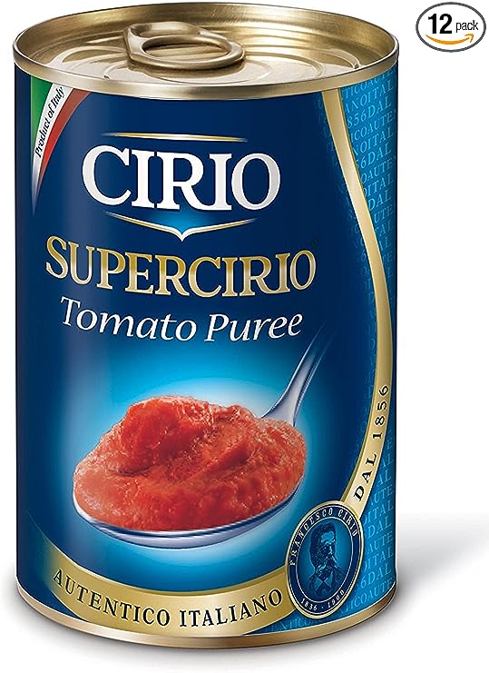 Cirio tomato puree tin 12x400g