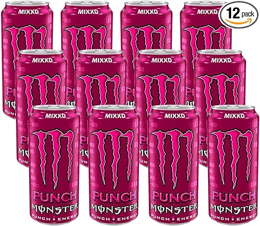 Monster Energy Drink Mixxd Punch Pack of 12 pack x500ml