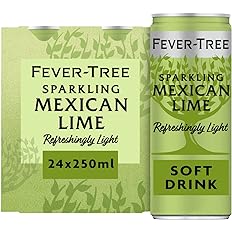 Fever-Tree Premium Sparkling Mexican Lime Pack of 24X250ml