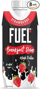 Fuel10K High Protein Breakfast Milk Drink Fruit Flover Pack  of 8x330 ml