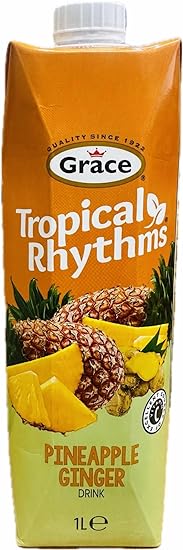 Grace Tropical Rhythms Pineapple Ginger Drink Pack of 1ltr