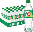7UP Regular Lemon & Lime Bottle Pack of 24x500ml