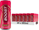 Boost Energy Drink Red Berry Can Pack of 24x250ml
