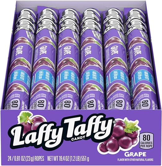 Laffy Taffy Grape Sour Candy 24 X 23GM