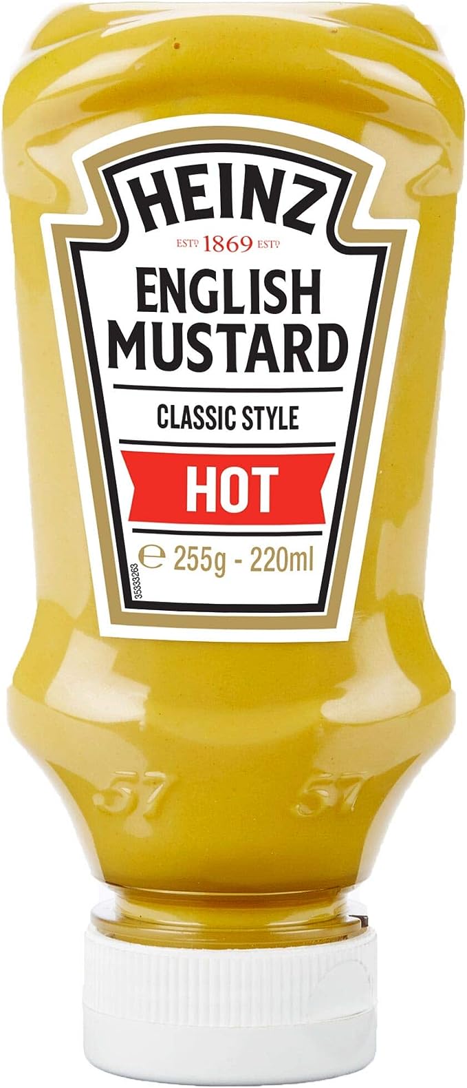 Heinz english mustard hot 8x220ml
