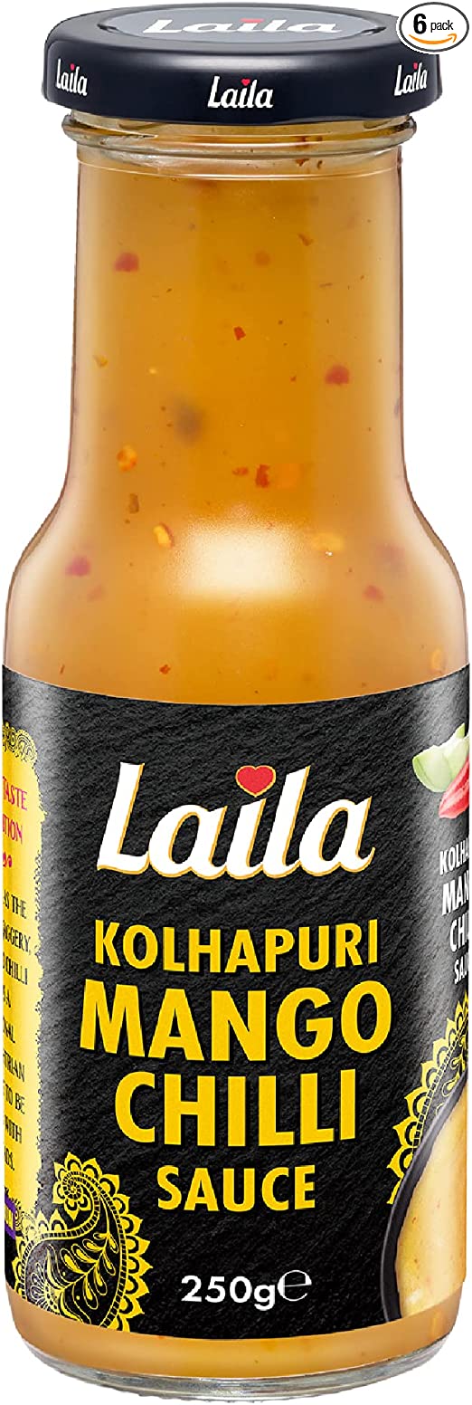 Laila Kolhapuri Mango Chilli Sauce 6x250g