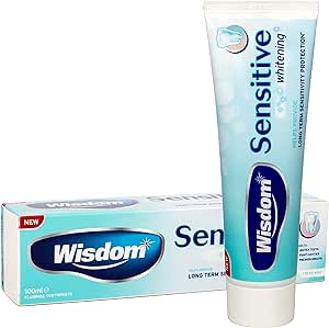 Wisdom Sensitive Whitening Toothpaste Pack of 12 x 100ml