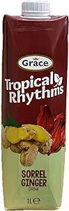 Grace Tropical Rhythms Sorrel Ginger treta Drink Pack of 1Ltr