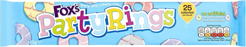 Fox's Party Rings Pack of 12x125g