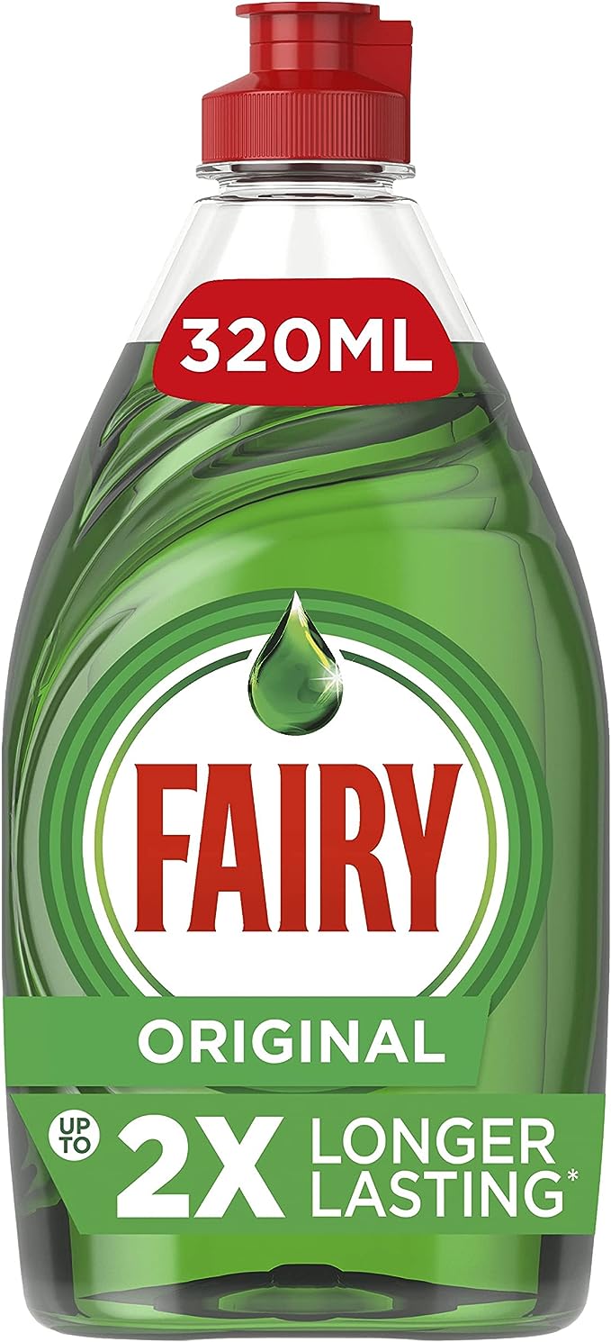 Fairy Original Washing Up Liquid Pack of 10 X 320 ml