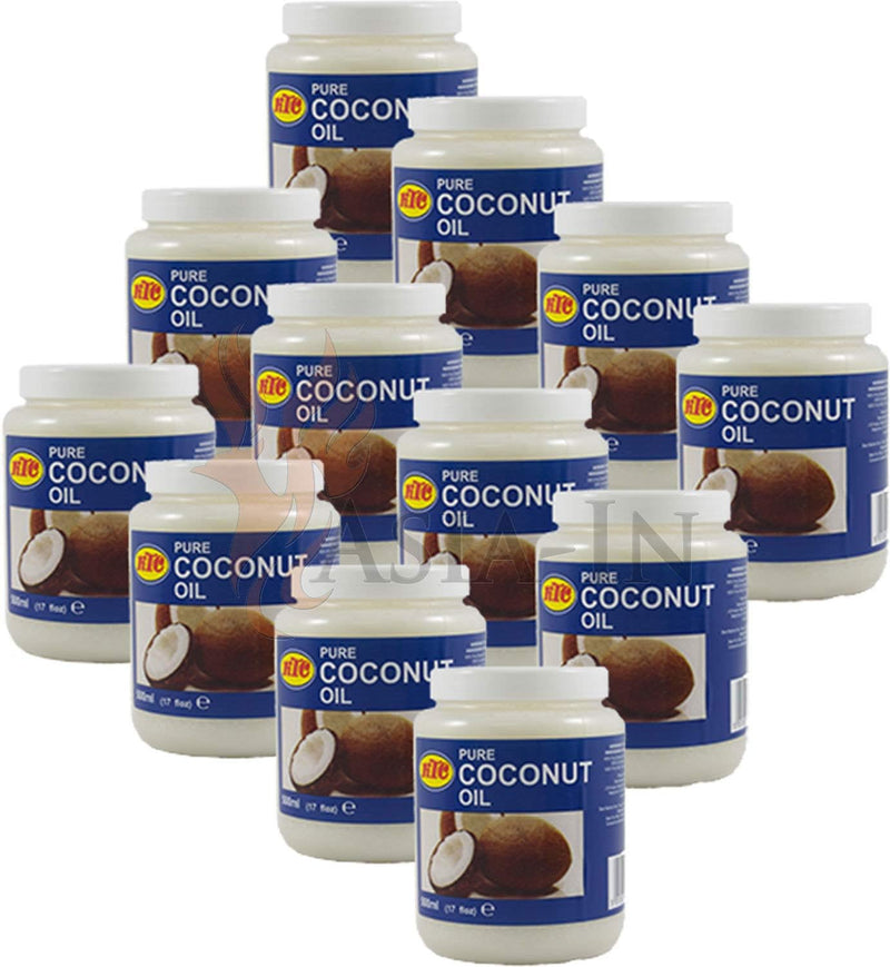 KTC Coconut oil Pack of 12x500ml