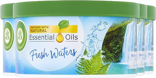 Air Wick Scented Gel Room Freshener Fresh Water Pack of 12x70g