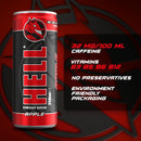 HELL Apple Energy Drink Can Pack of 24 x 250ml