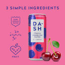 DASH Water Cherry Sparkling Spring Water cans 12 x 330ml