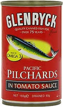 Glenryck Pilchards in Tomato Sauce Pack of 12x155g