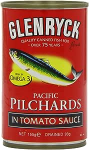 Glenryck pilchards in tomato sauce 6x155g