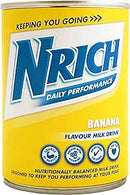 Nrich Banana Flavour Milk Drink Pack of 12x400g