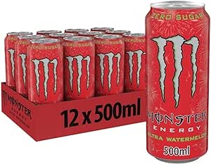 Monster Energy Drink Ultra Watermelon Zero Sugar  500ml