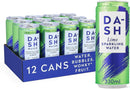 DASH Water Lime Sparkling Spring Water cans 12 x 330ml