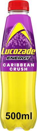 Lucozade Energy Caribbean Crush Drink Bottle Pack of 12 x 500ml