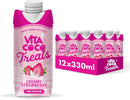 Vita Coco Treats Creamy Strawberry Coconut Water Pack of 12x330ml