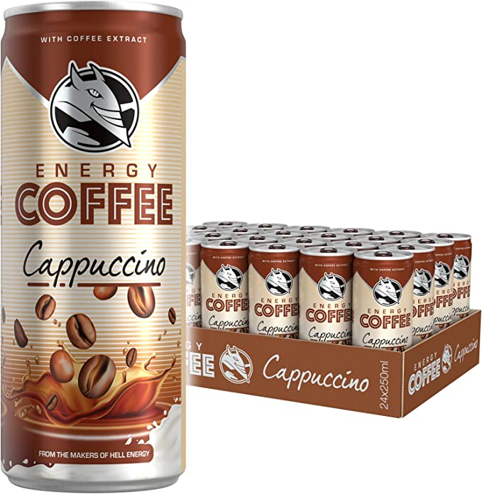 Energy Coffee Cappuccino (Pack of 24x250ml )Can