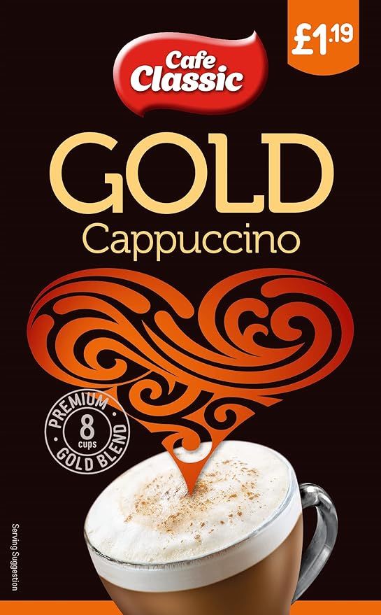 Cafe Classic Instant Cappuccino (Case of 8 x 8 sachets)