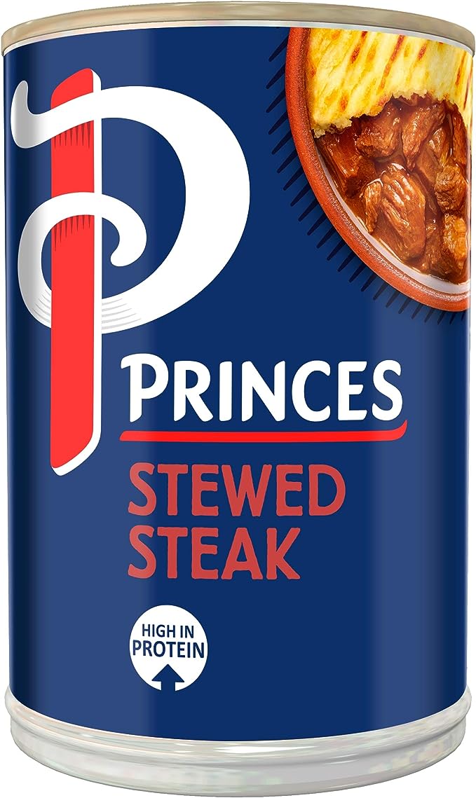 Princes stewed steal 6x392g