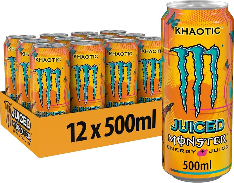 Monster Energy Drink Khaotic 500ml Pack