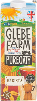 Glebe Farm Gluten Free Pure Oaty Barista Oat Drink (Pack of- 6x1ltr)