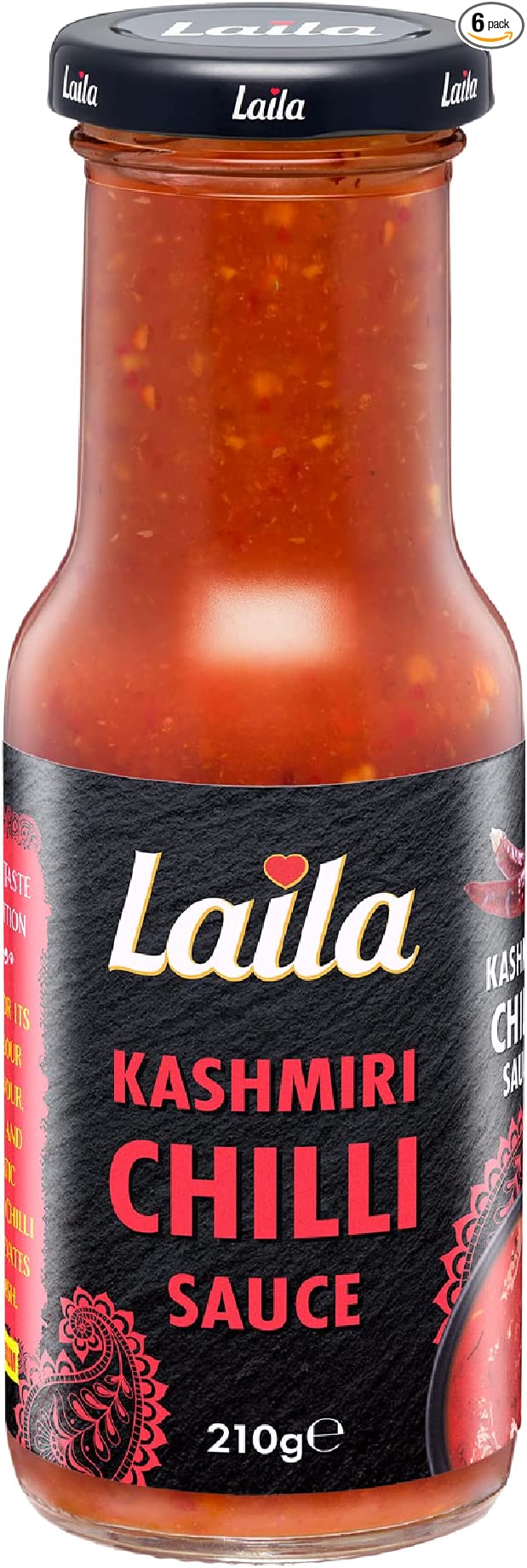 Laila Kashmiri Chilli Sauce 6x210g