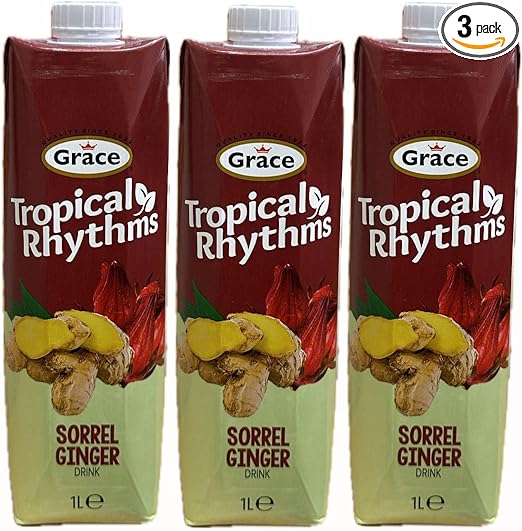 Grace Tropical Rhythms Sorrel Ginger treta Drink Pack of 1Ltr
