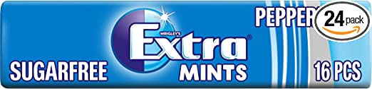 Wrigleys Extra Peppermint Sugarfree Mints 24 X 16'S
