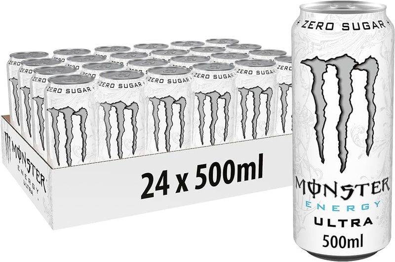 Monster Energy Drink Ultra White Zero Sugar 500ml Pack
